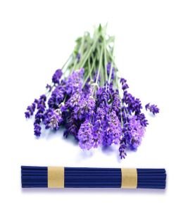 Japanese incense (short scroll): Lavender, 35 sticks